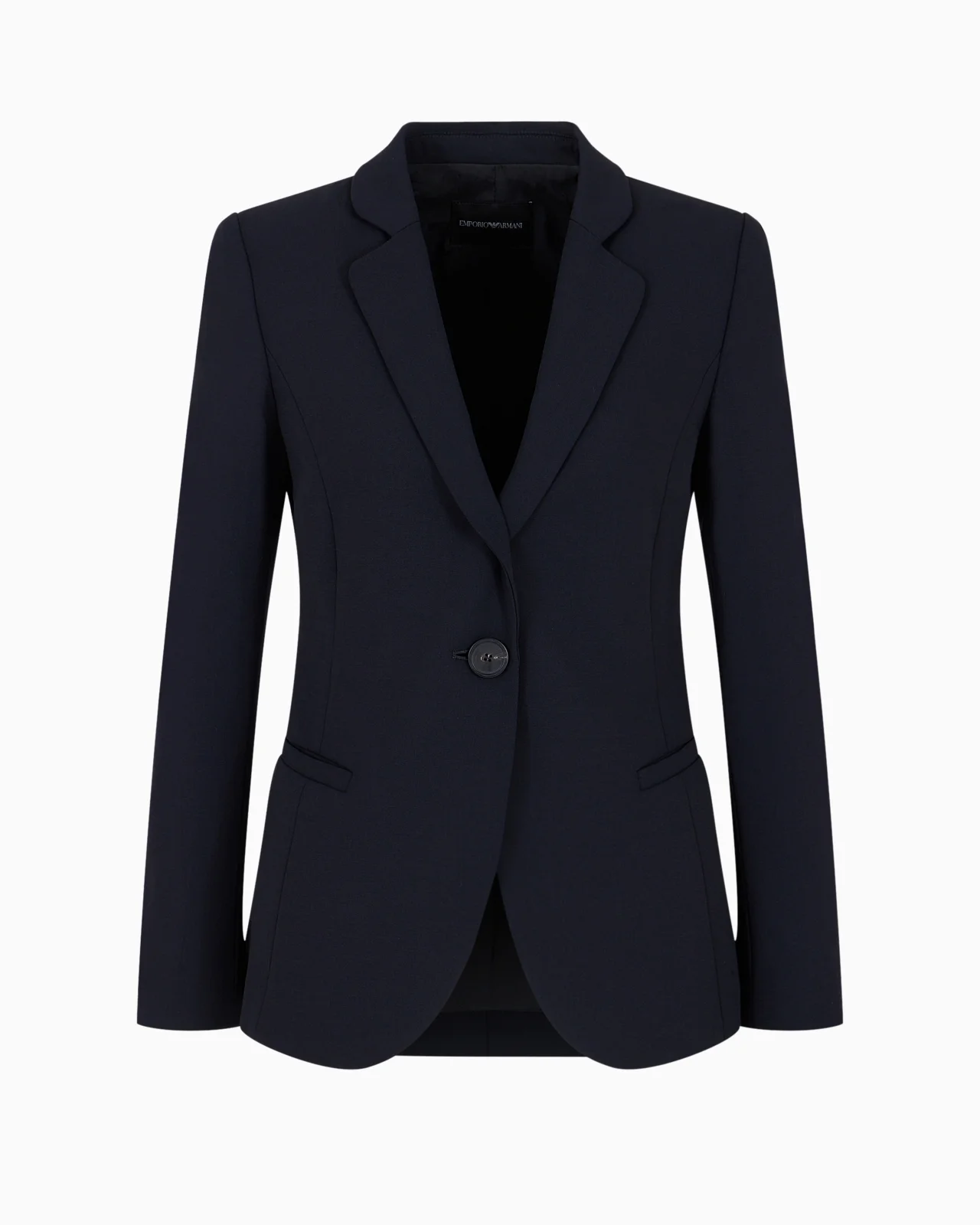 BARATHEA-WOOL SINGLE-BREASTED JACKET - 1
