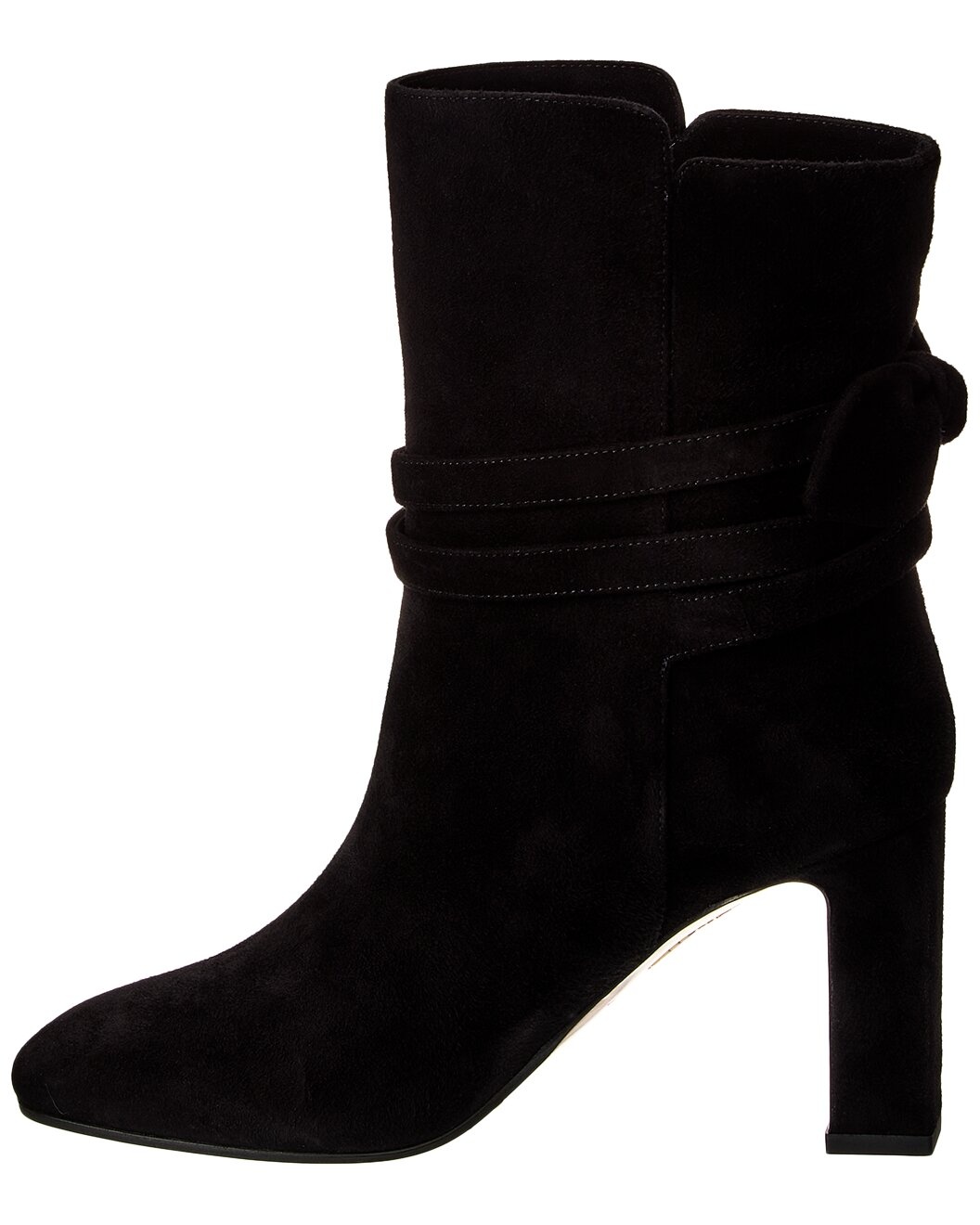 Aquazzura Very Bow Tie 85 Suede Bootie - 2