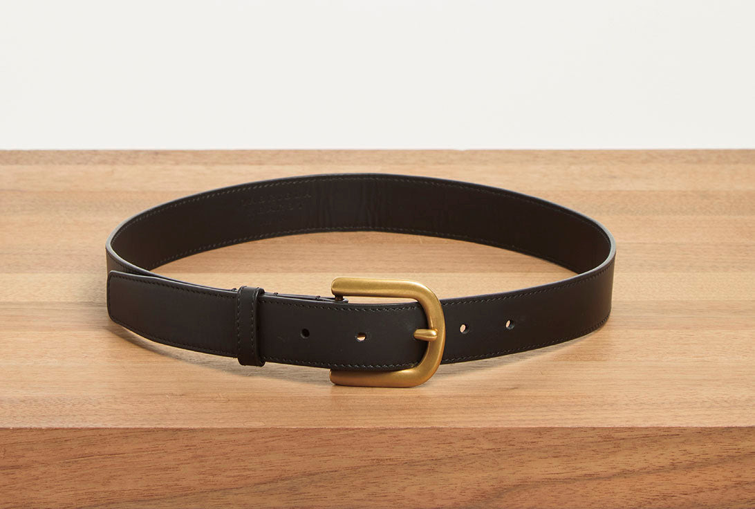 Sam Belt in Black Leather - 5