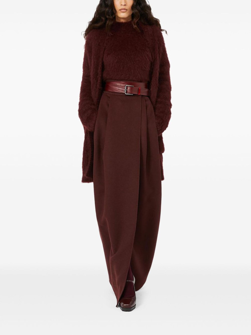 Max Mara pleated wrap skirt outlook