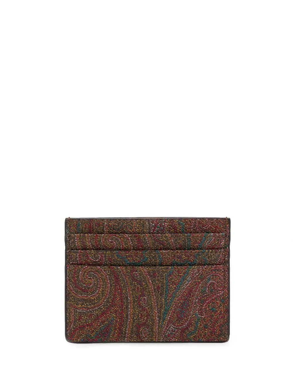 paisley print cardholder - 2