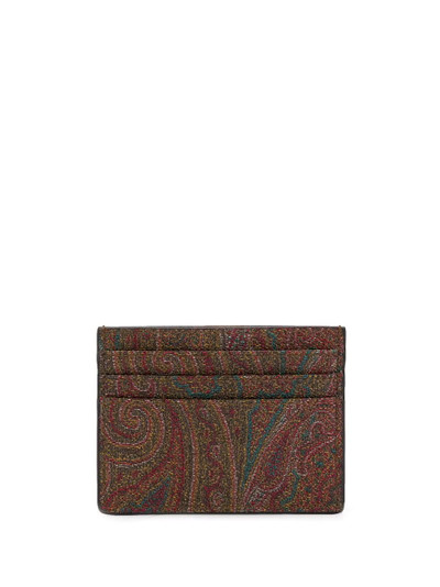 Etro paisley print cardholder outlook