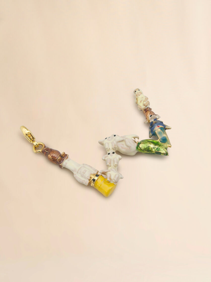 MARNI ALPHABET "W" CHARM - 3