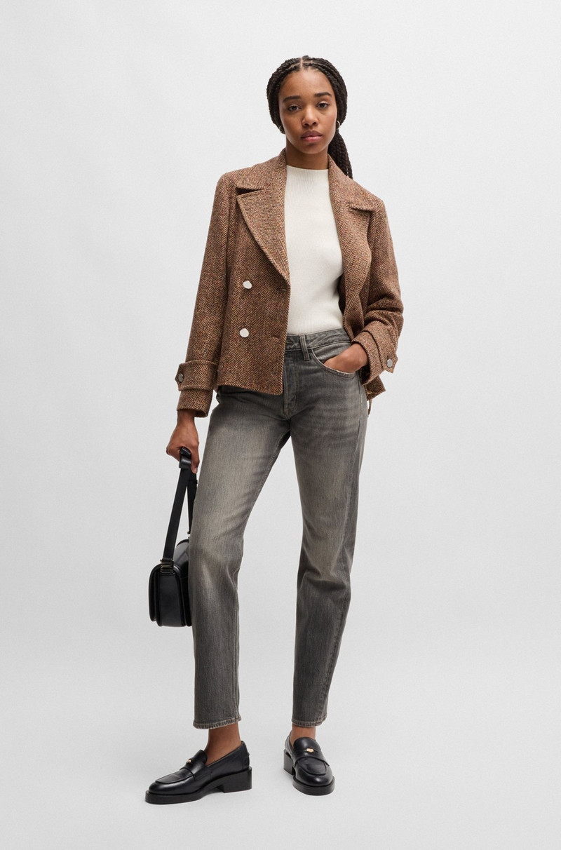 BOSS GRAY JEANS IN STRETCH DENIM outlook
