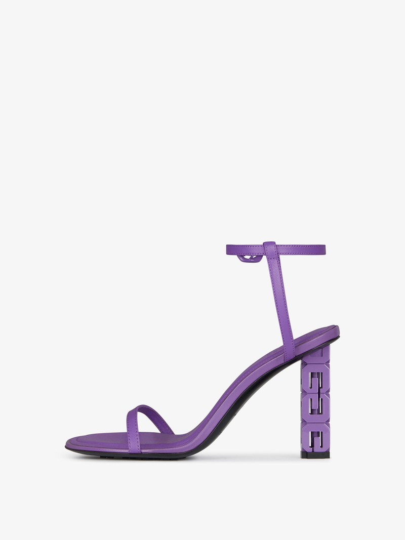Givenchy G CUBE SANDALS IN LEATHER outlook