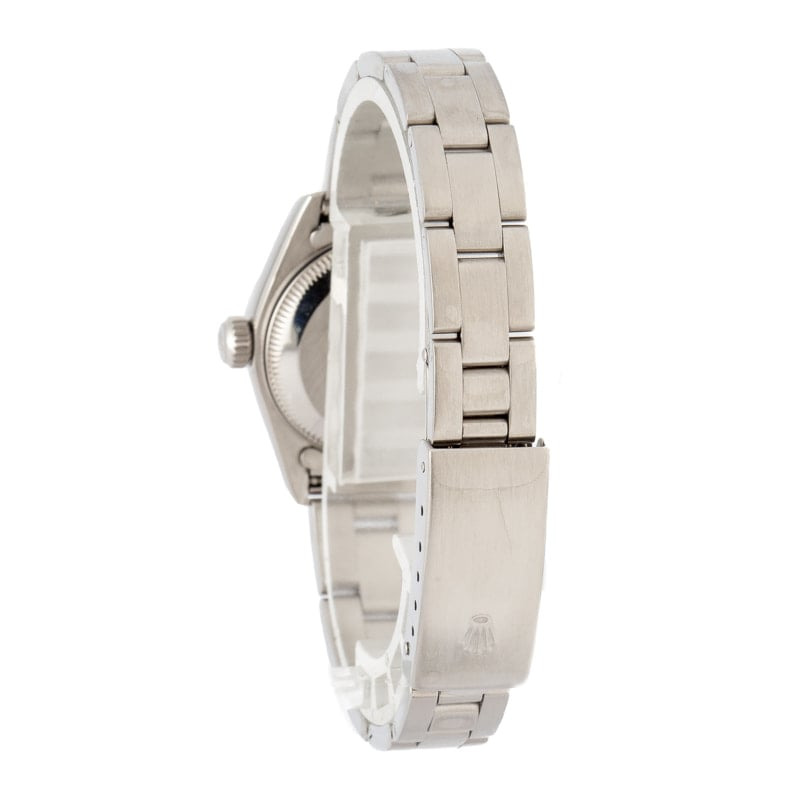 Rolex Lady Date 79160 Silver Tapestry Dial - 3