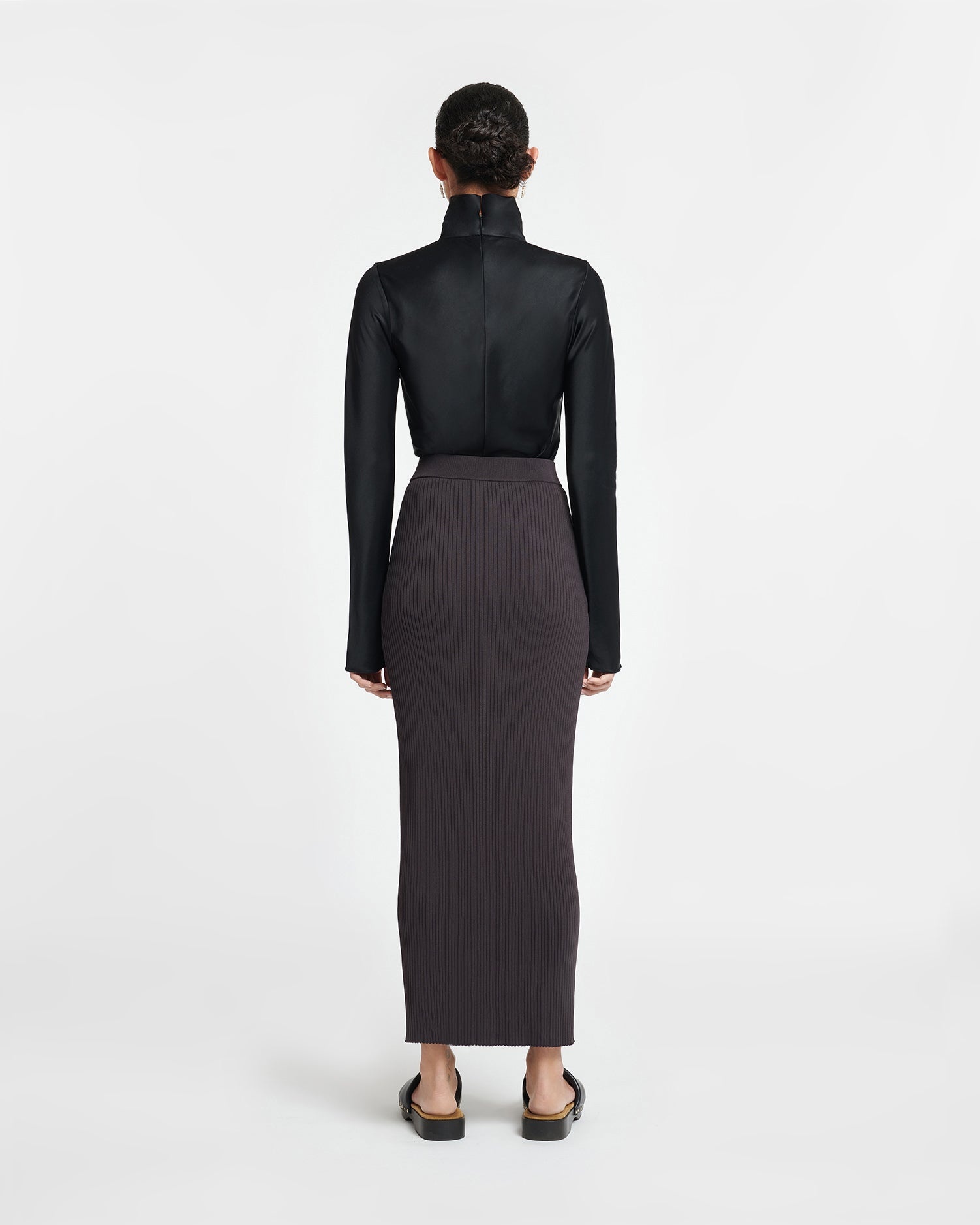 Ribbed-Knit Maxi Skirt - 2