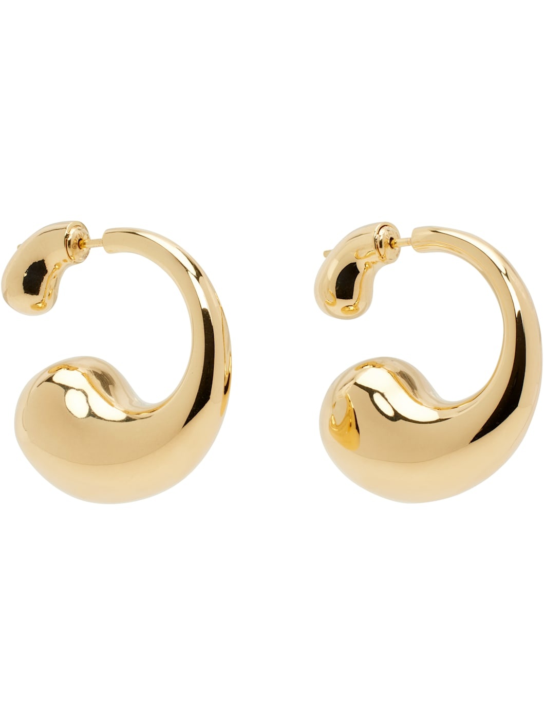 Gold Drop Earrings - 2