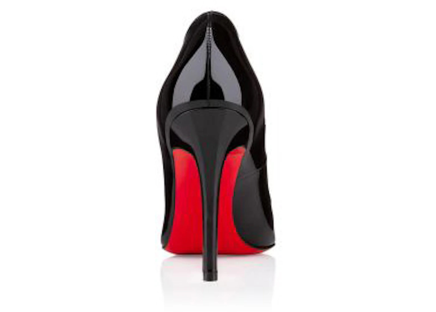 Christian Louboutin Pigalle 100mm Pump Black Patent Leather - 2