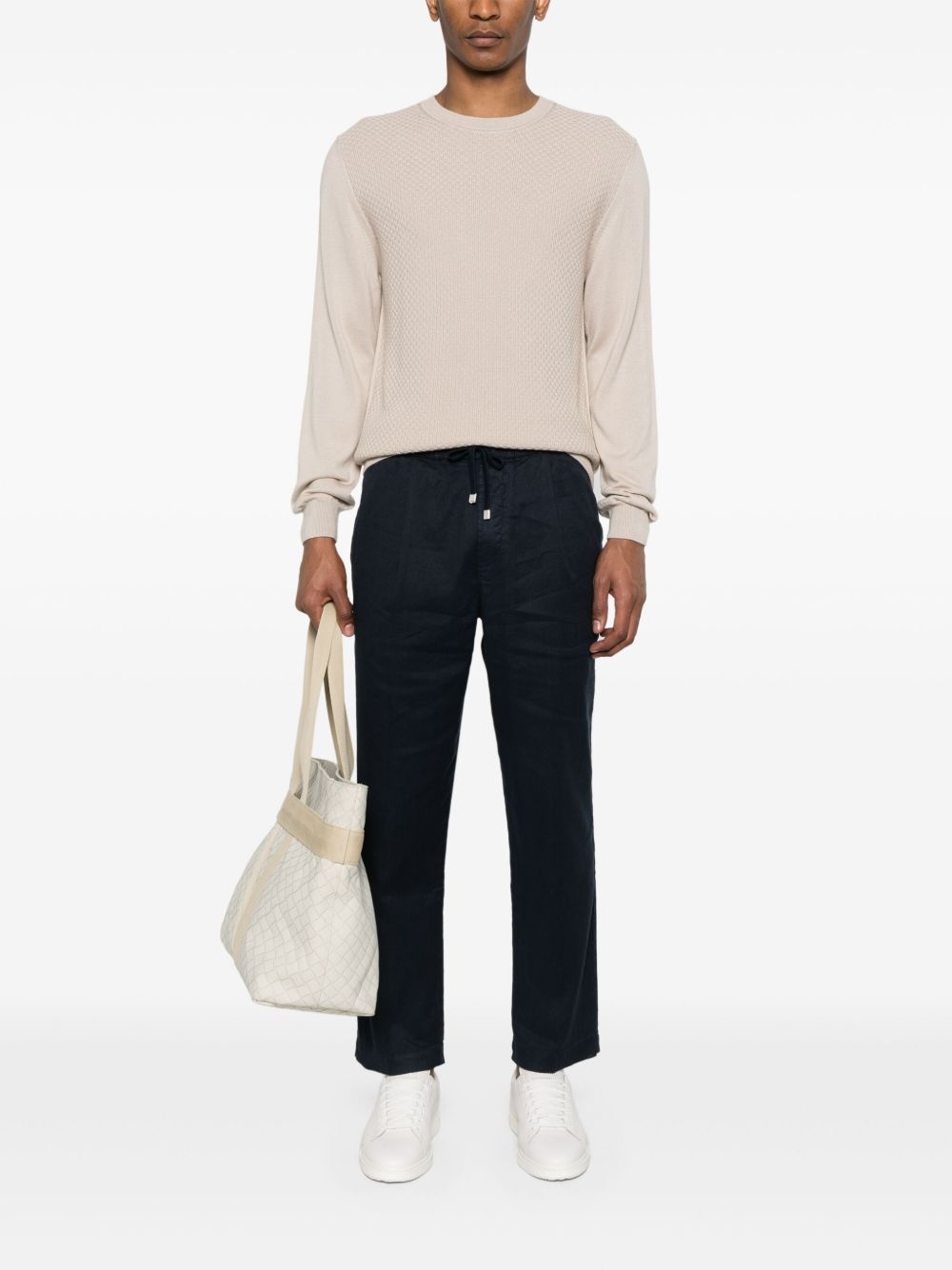 cotton crew-neck sweater - 2
