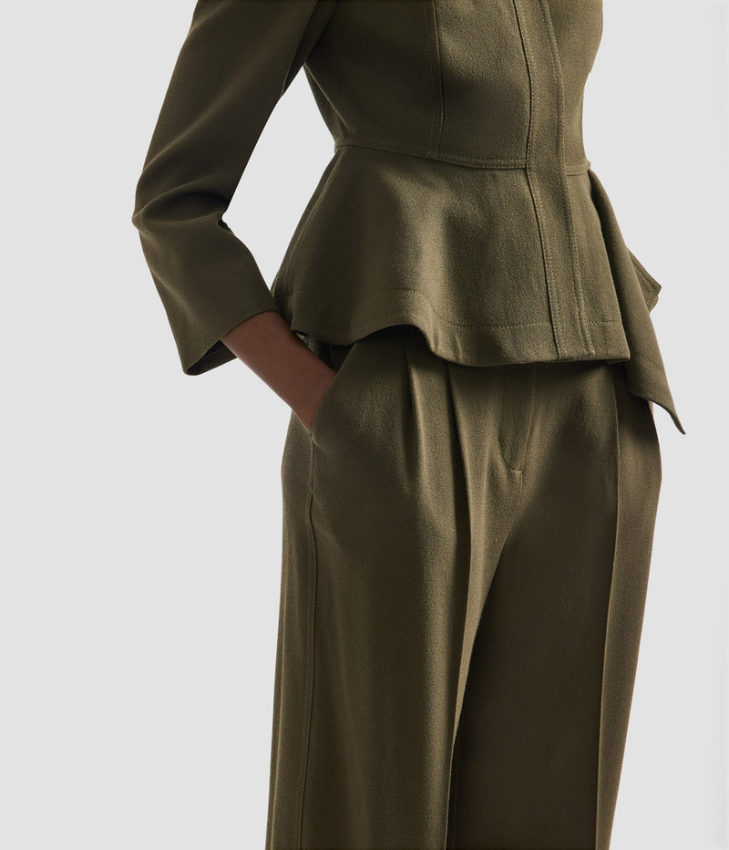 CREPE WIDE LEG TROUSER 4