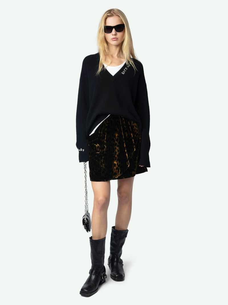 Zadig & Voltaire Jerry Velvet Skirt outlook