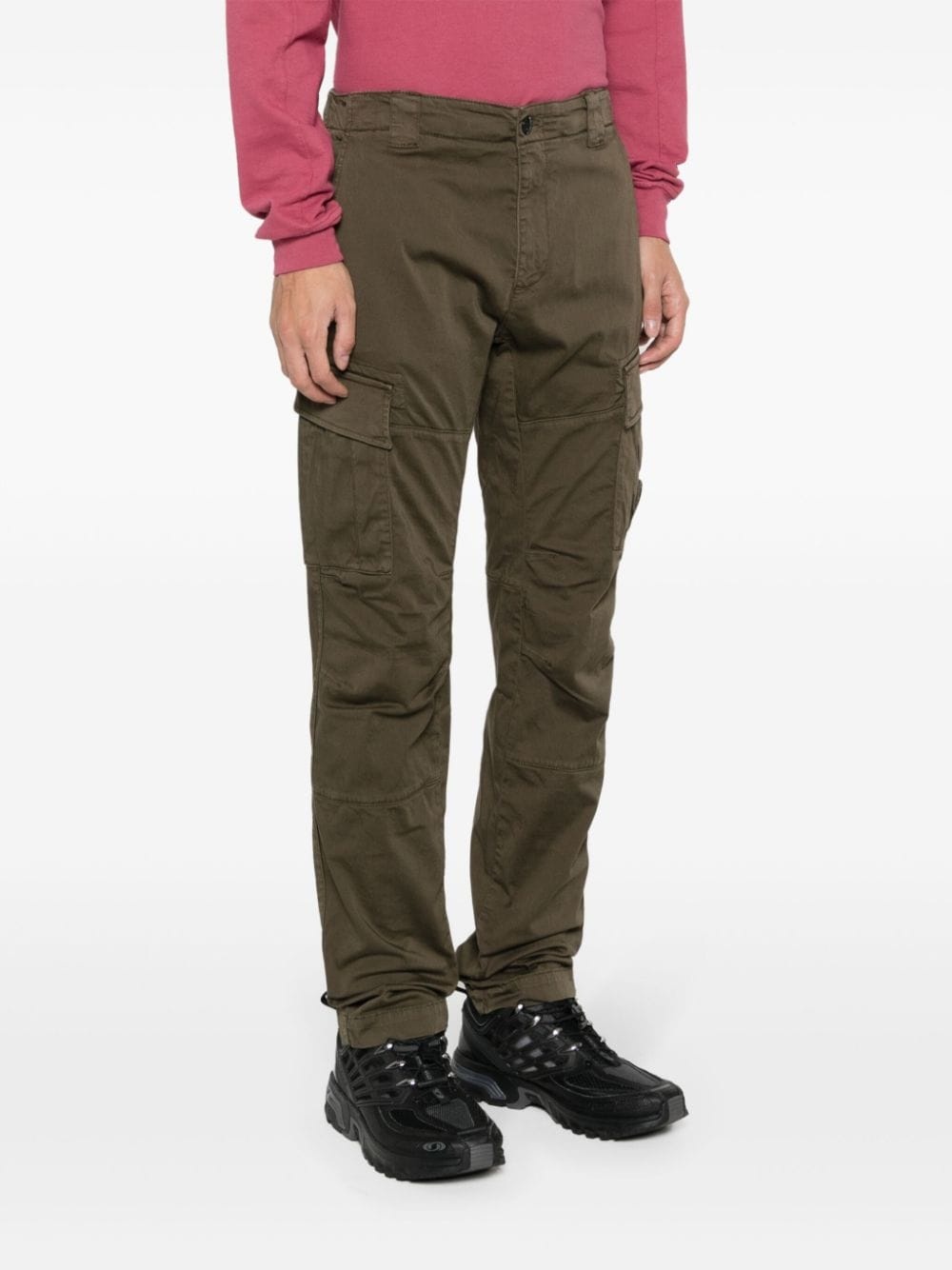 Lens-detail cargo trousers - 3