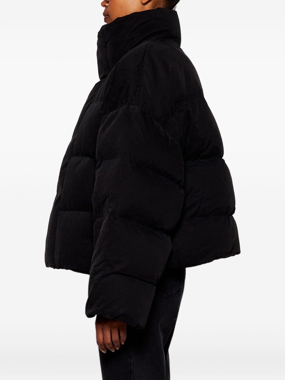 cropped puffer jacket - 4