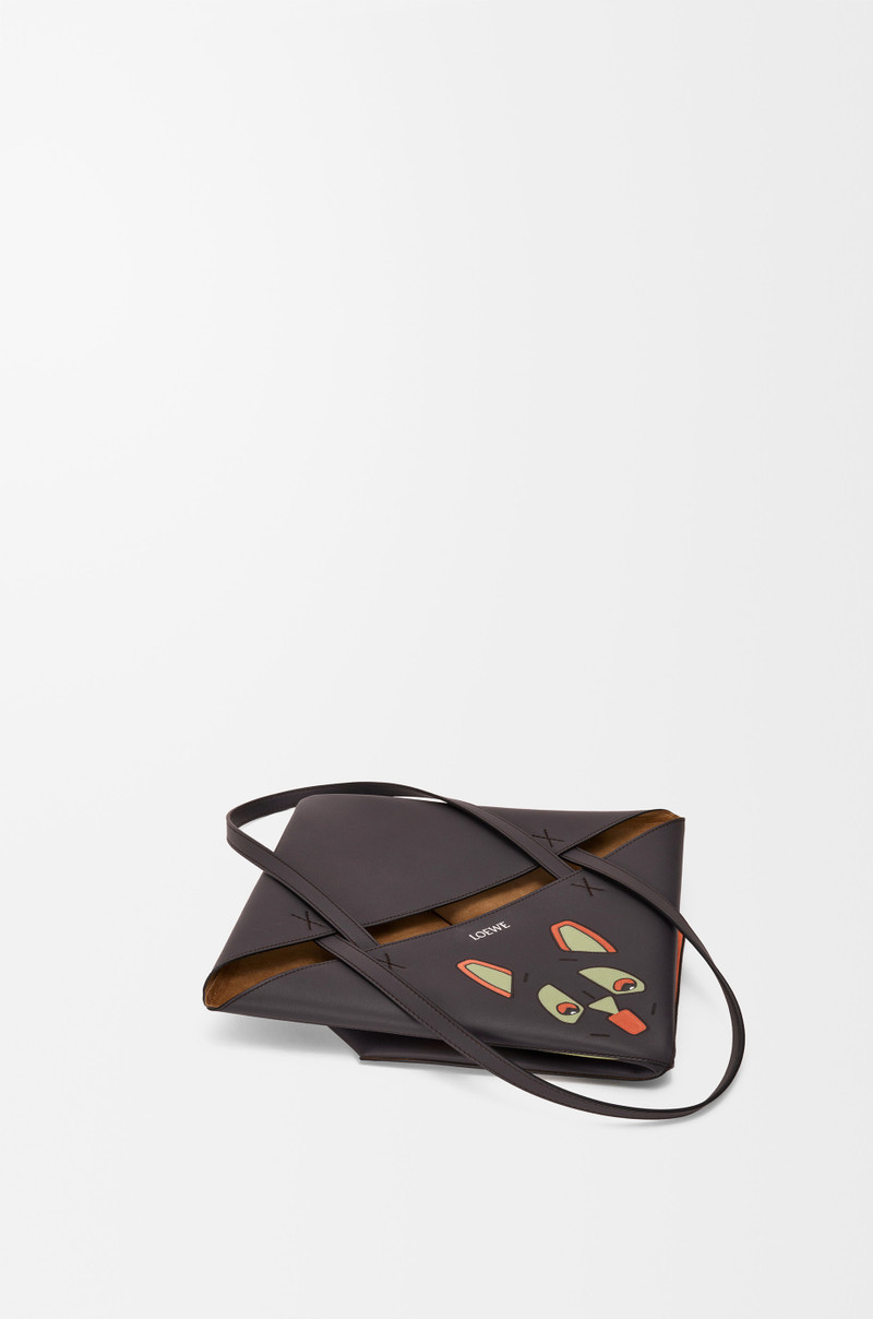 Futurist Cat medium Puzzle Fold tote in nappa calfskin 6