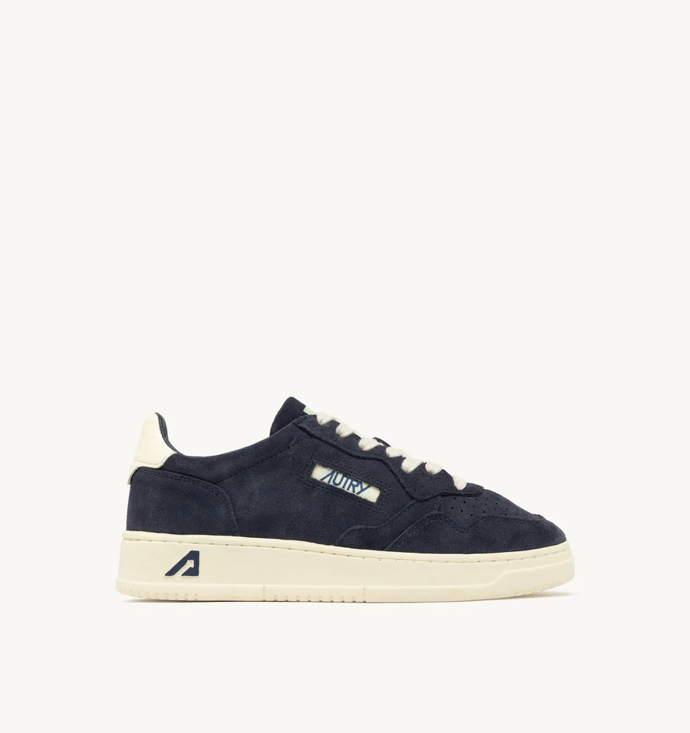 MEDALIST LOW SNEAKERS IN SPACE AND WHITE SUEDE - 1