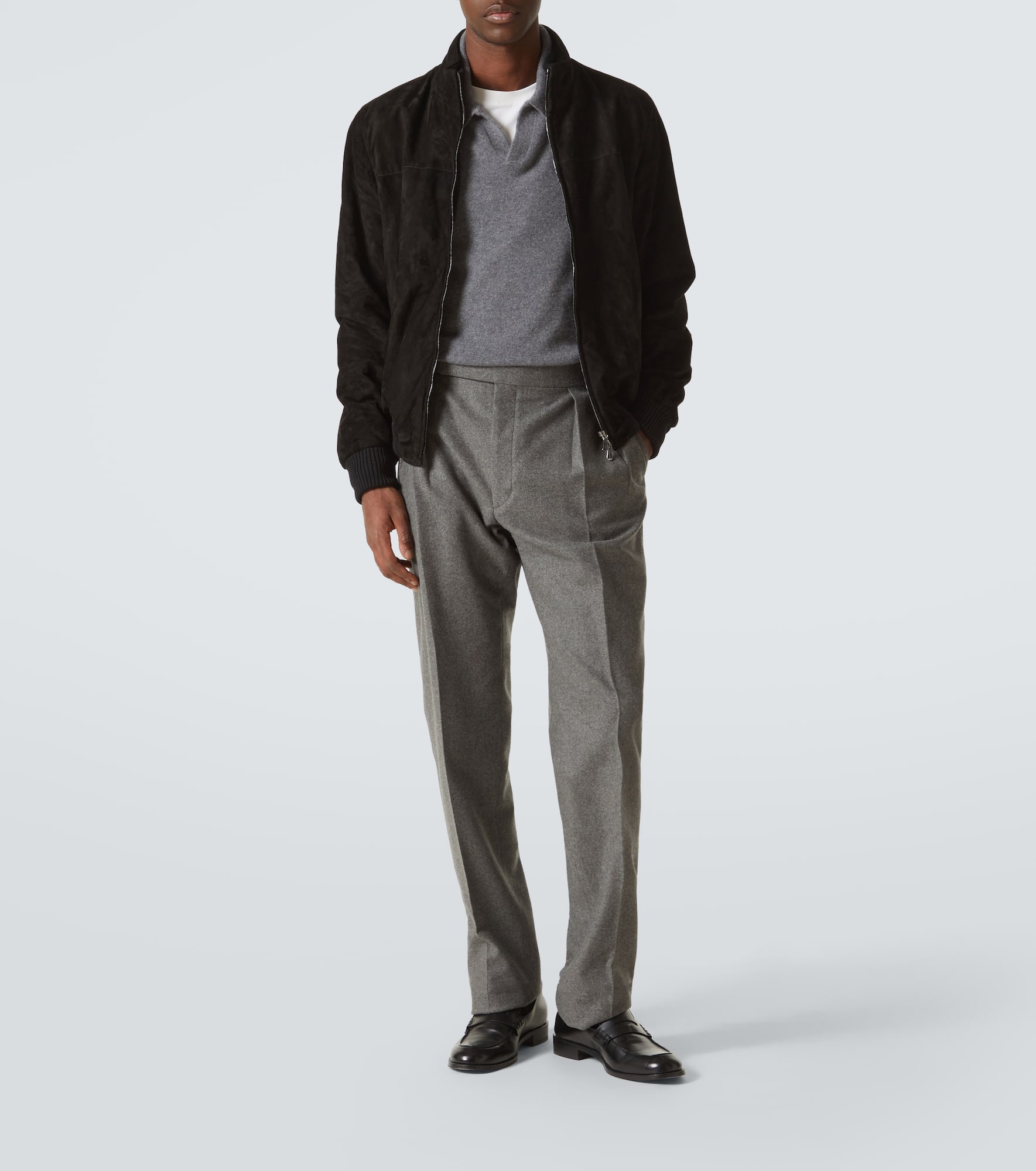 Suede bomber jacket - 2