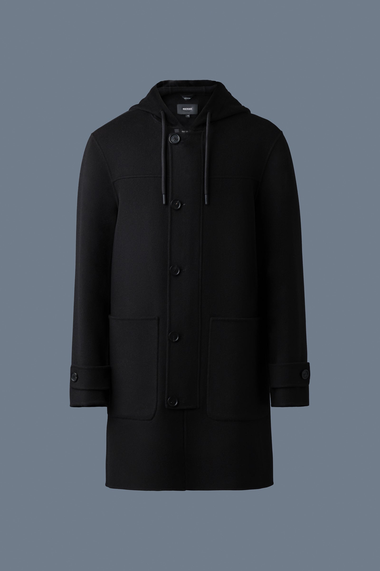 JOSHUA Double-Face Wool Long Coat - 1