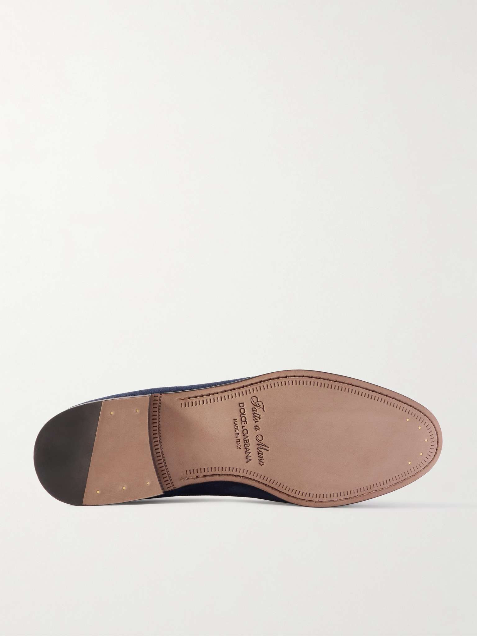 Logo-Embellished Suede Loafers - 3