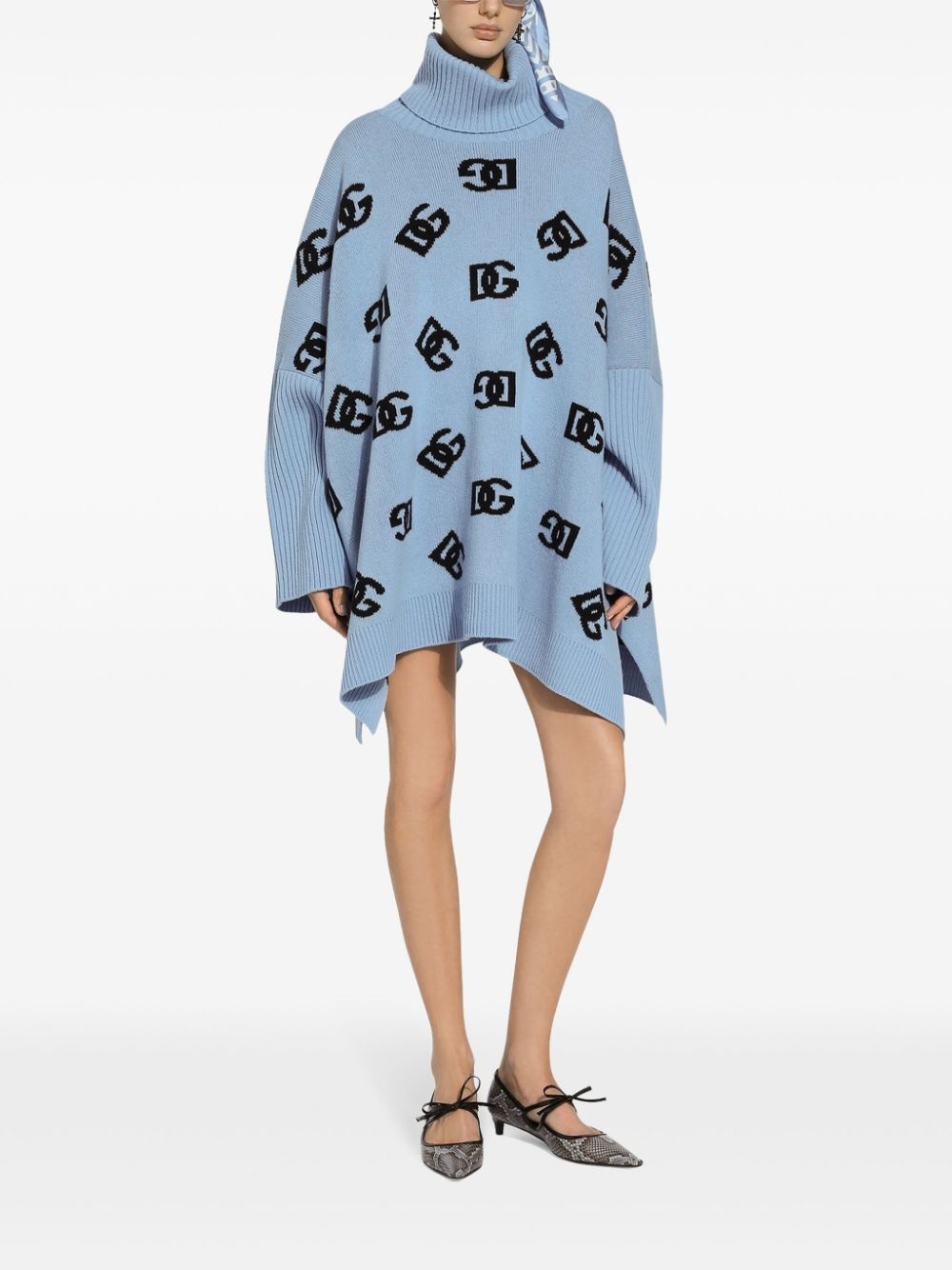 logo embroidered coat - 3