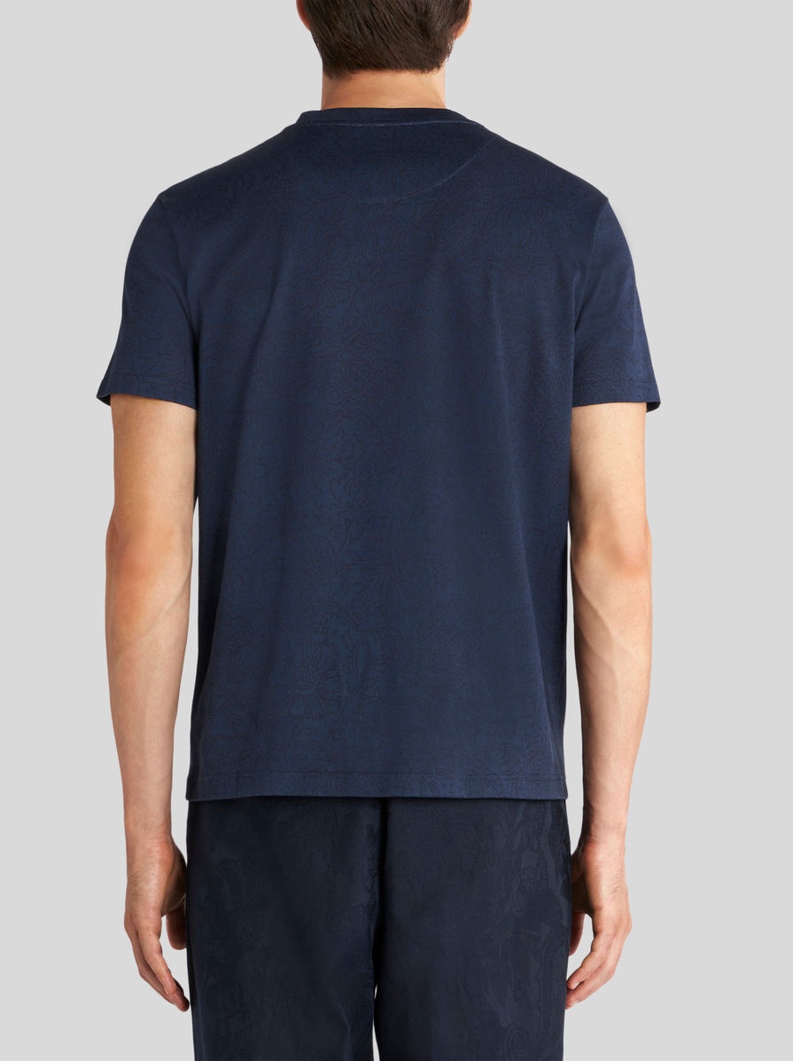 BANDANA PRINT JERSEY T-SHIRT - 4