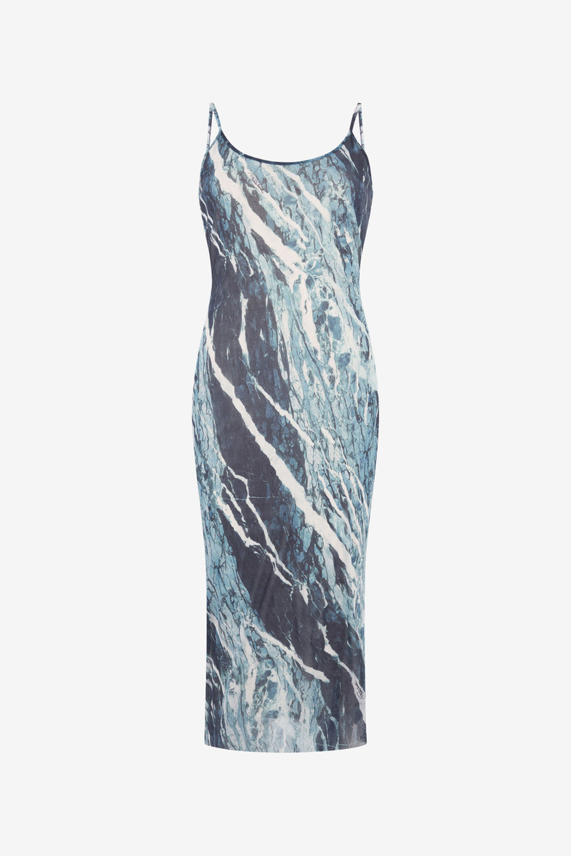 Rubane-Print Midi Dress 1