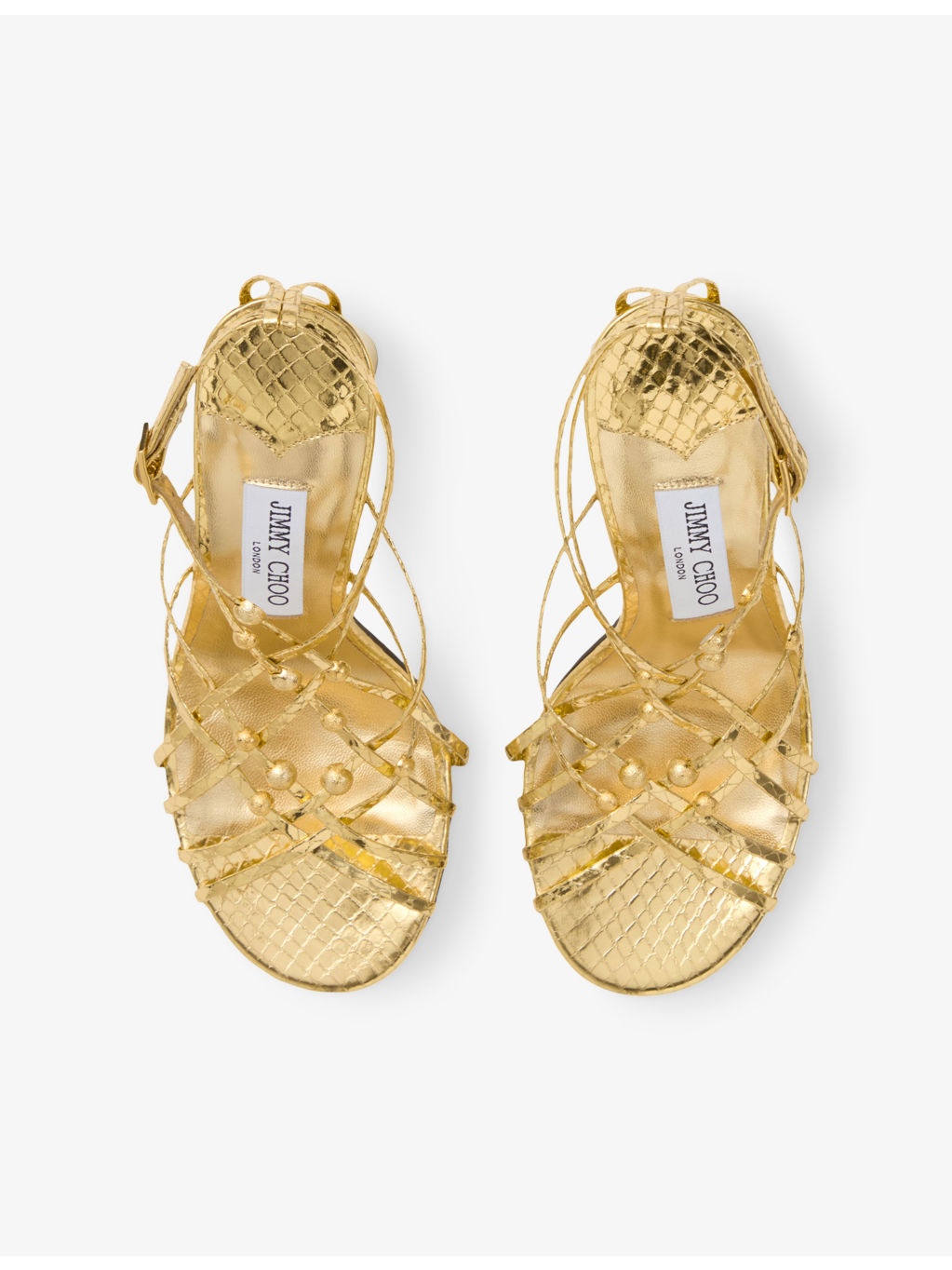 Felice 95 Wrap Leather Heeled Sandals - 2