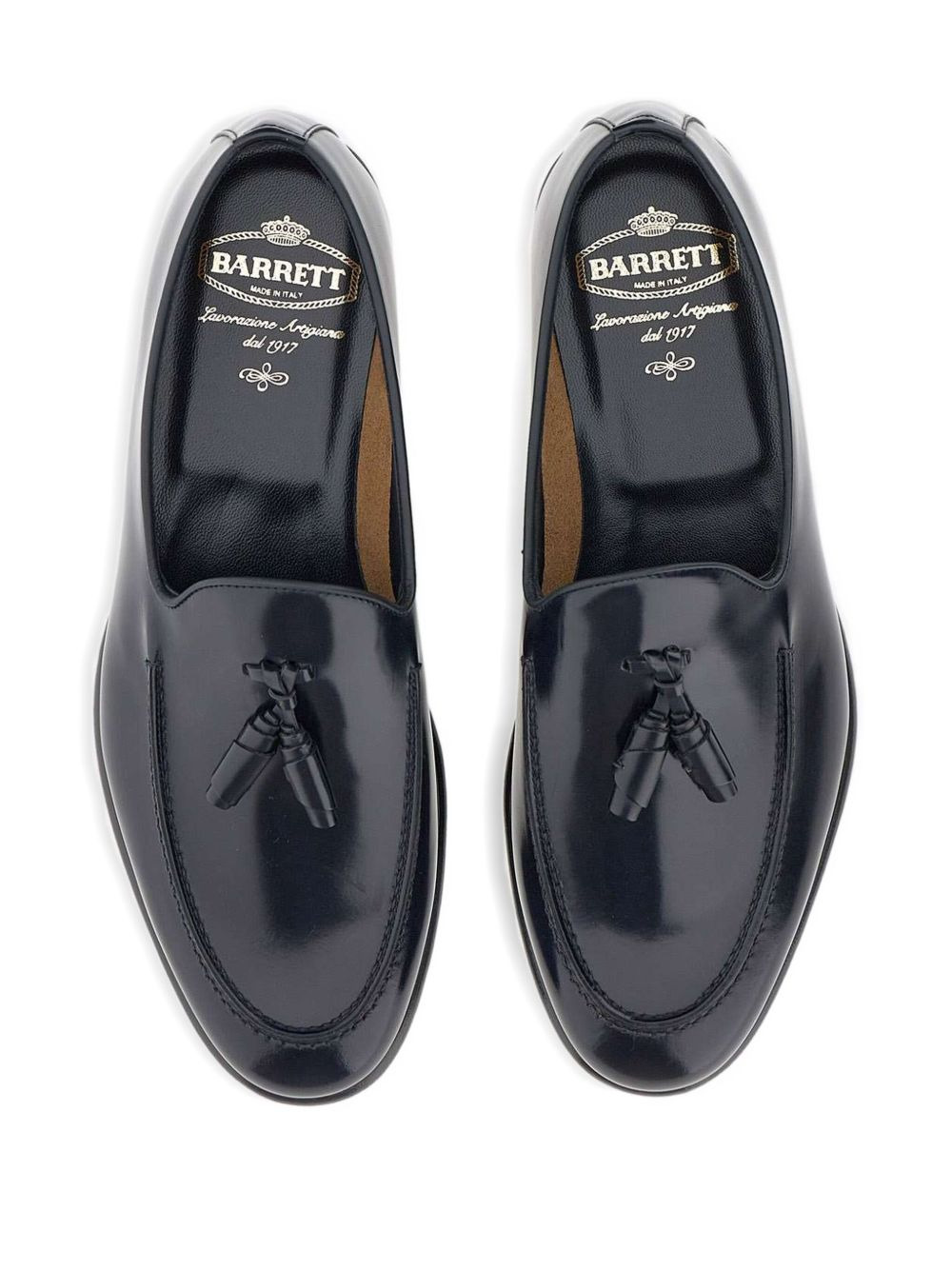 tassel leather loafers - 4