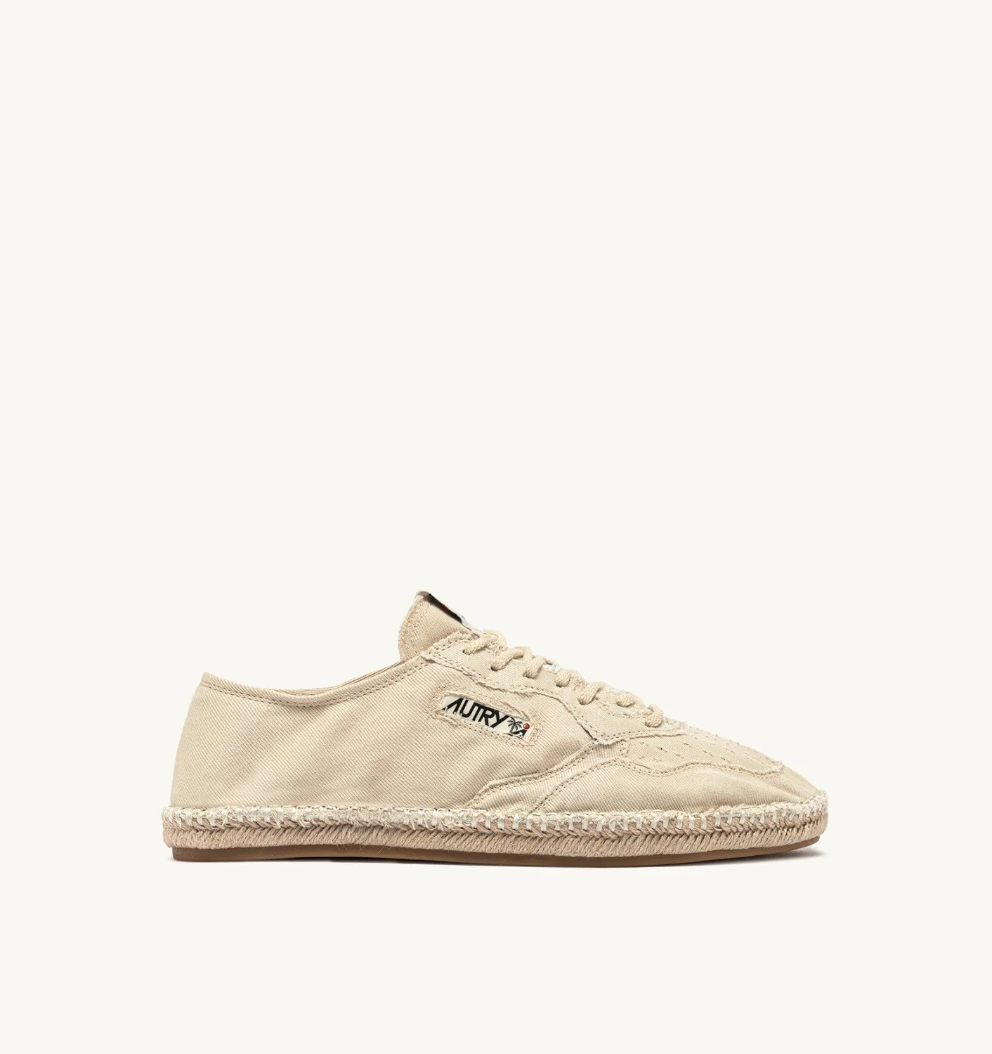 SANDY ESPADRILLES IN IVORY CANVAS - 1