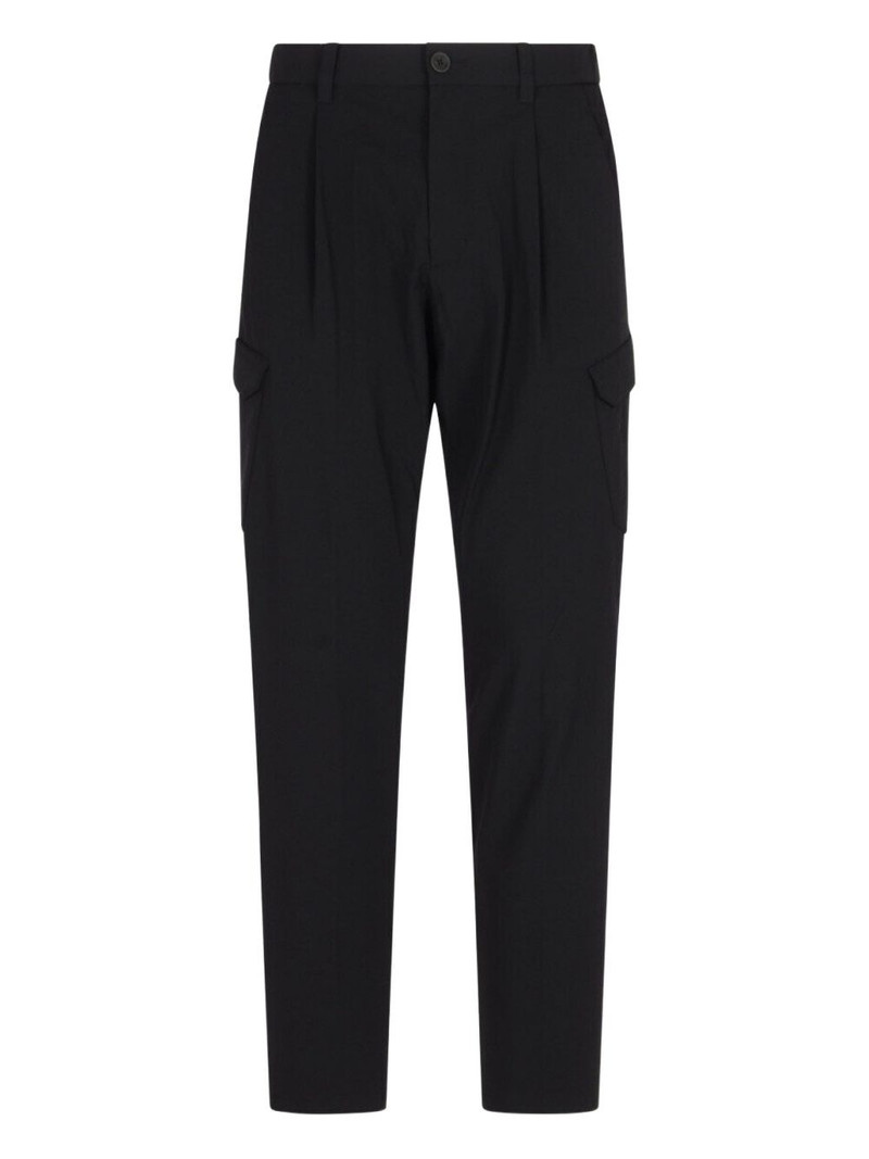 logo-plaque cargo-pockets trousers 1