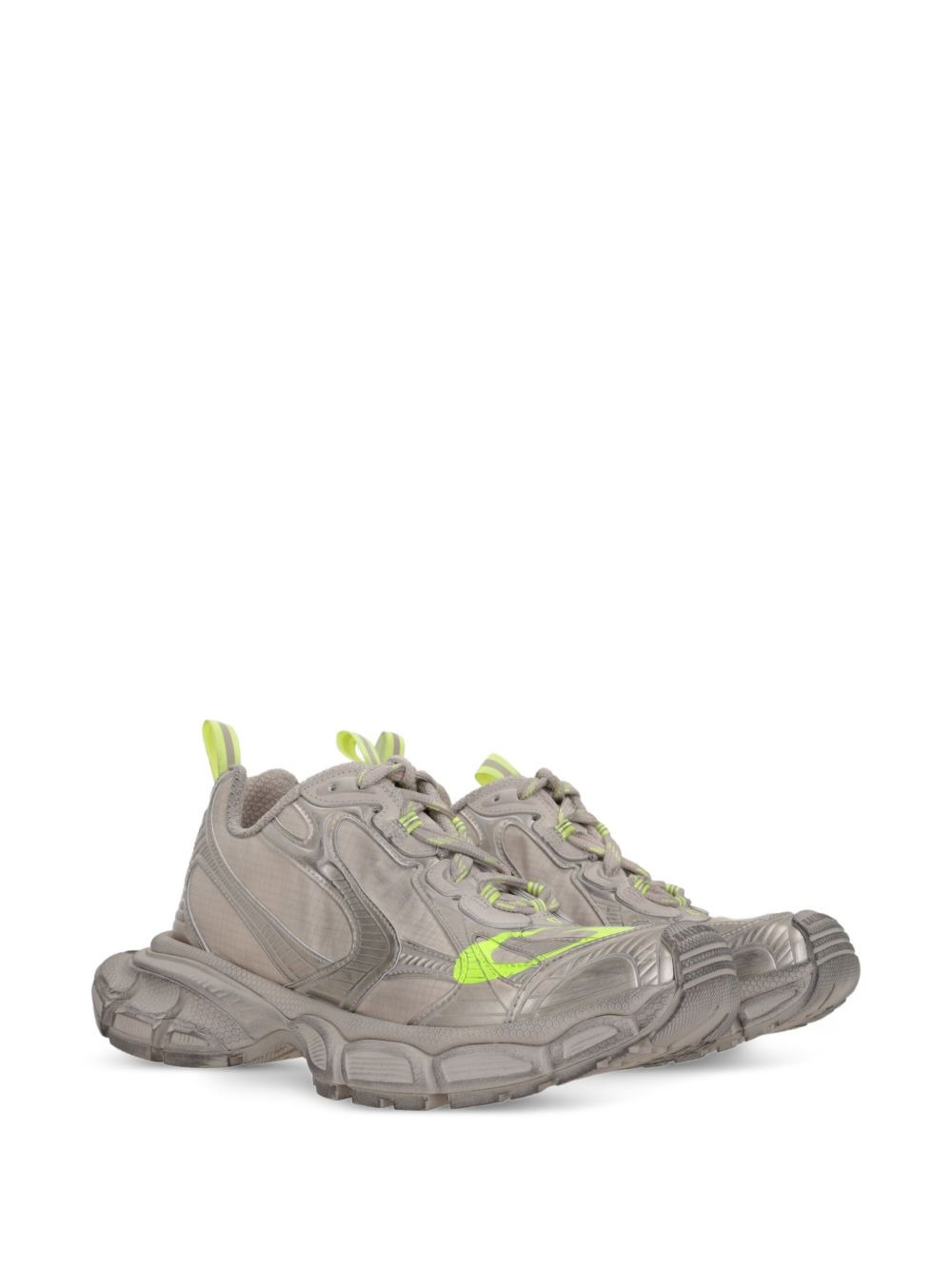 panelled-detail sneakers - 2