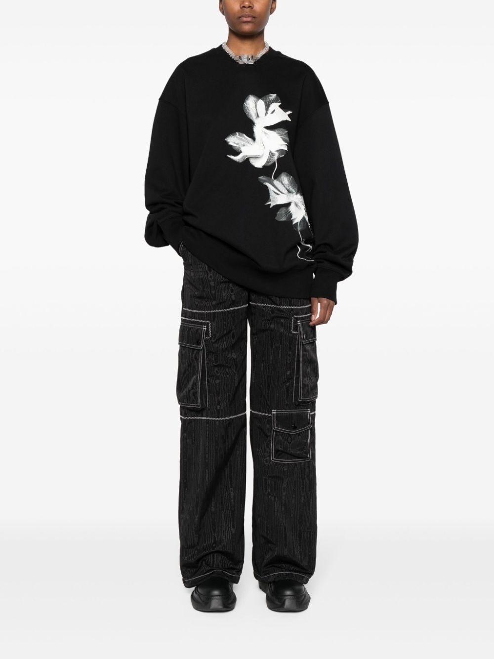 GFX floral-print sweatshirt - 3