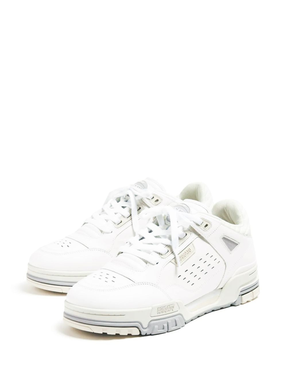 panelled low-top sneakers - 2