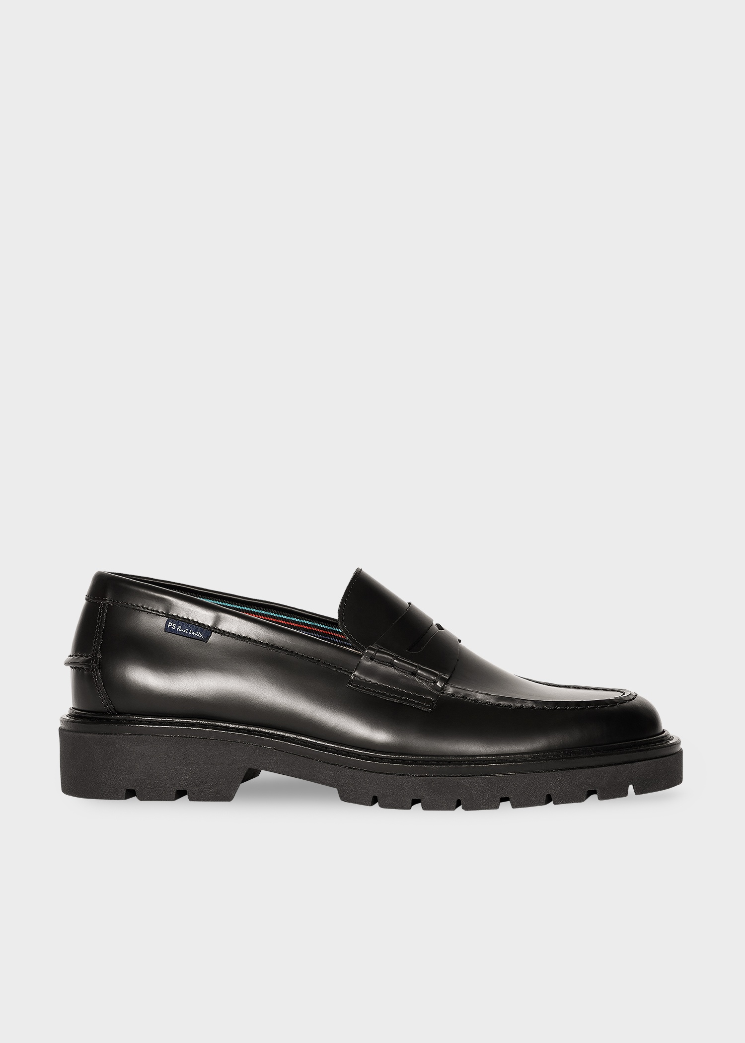 Black Leather 'Bolzano' Loafers - 1