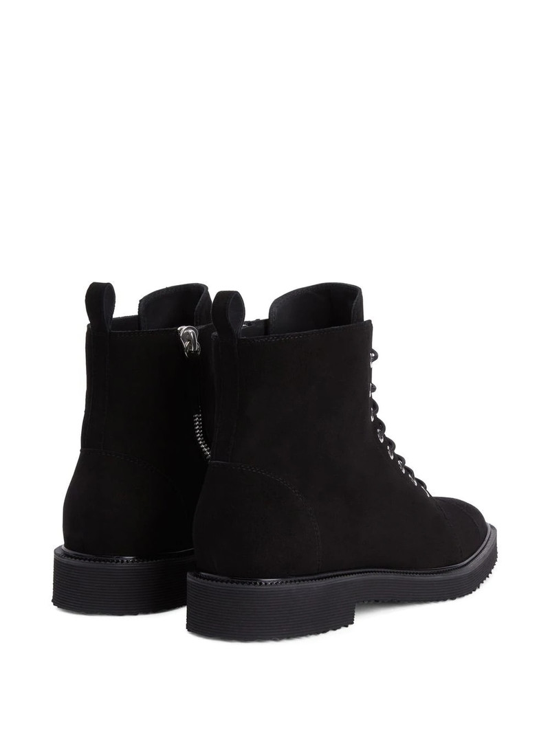 lace-up suede ankle boots 3