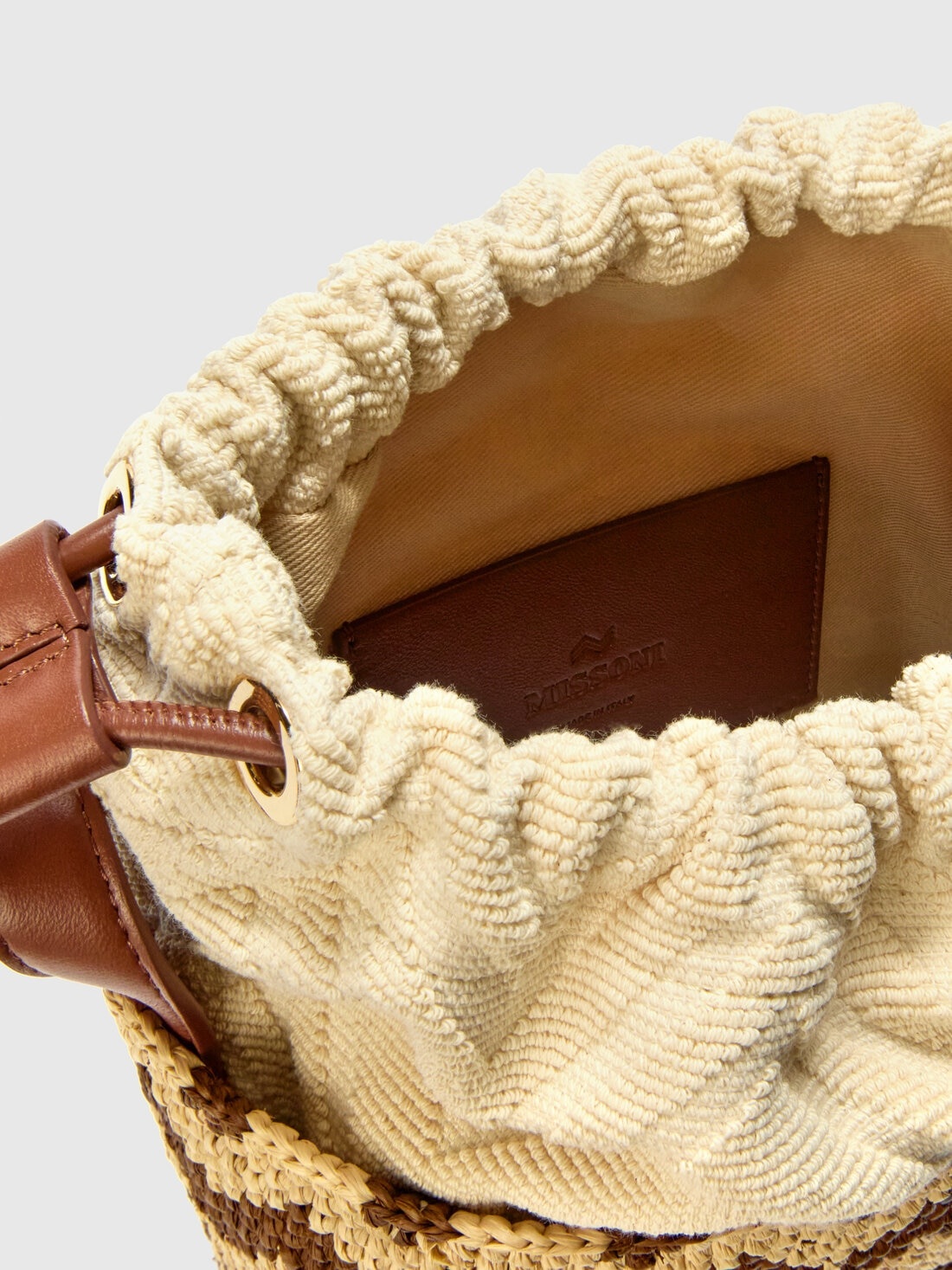 Raffia shoulder bag - 4