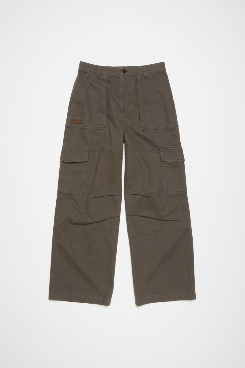 Twill trousers - Khaki green 7