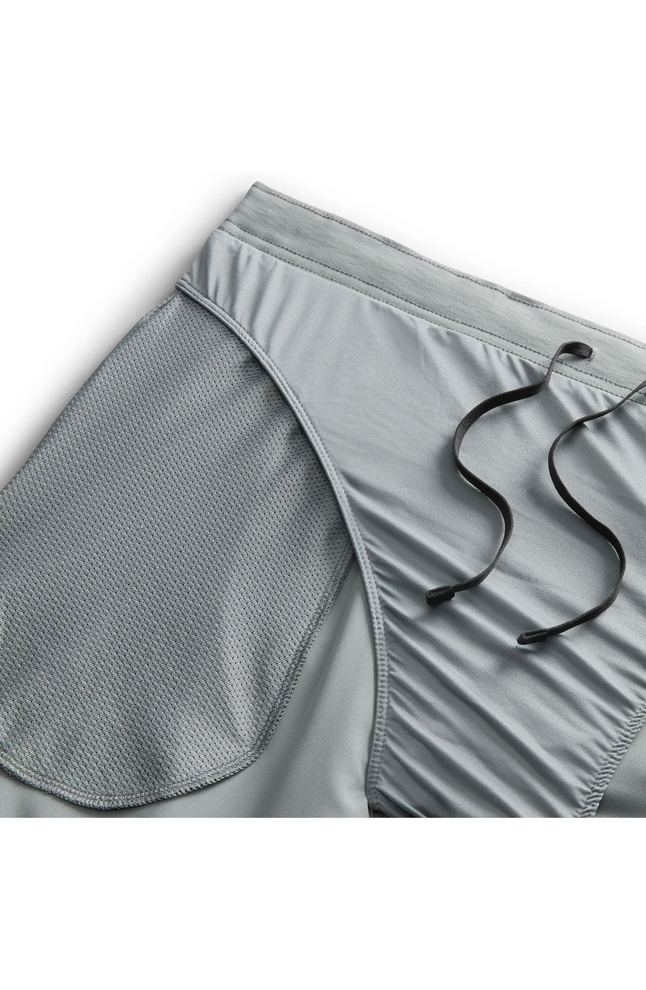 Nike Dri-FIT Challenger 5-Inch Brief Lined Shorts in Smoke Grey/Smoke Grey/Black at Nordstrom - 4