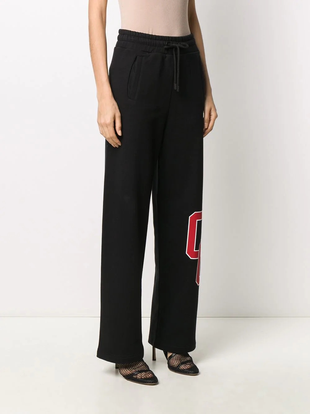 logo-patch track pants - 3