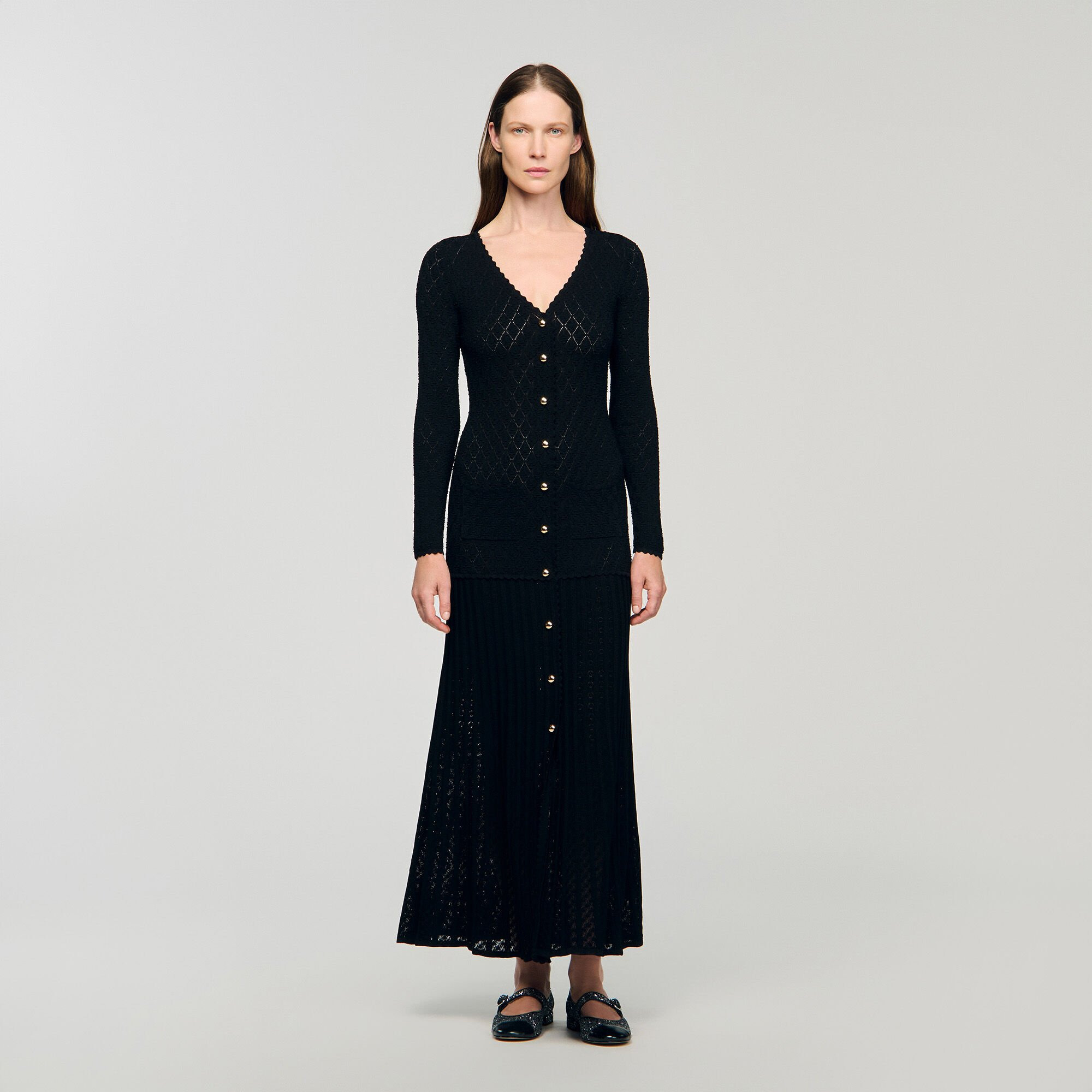 FANCY KNIT MAXI DRESS - 2