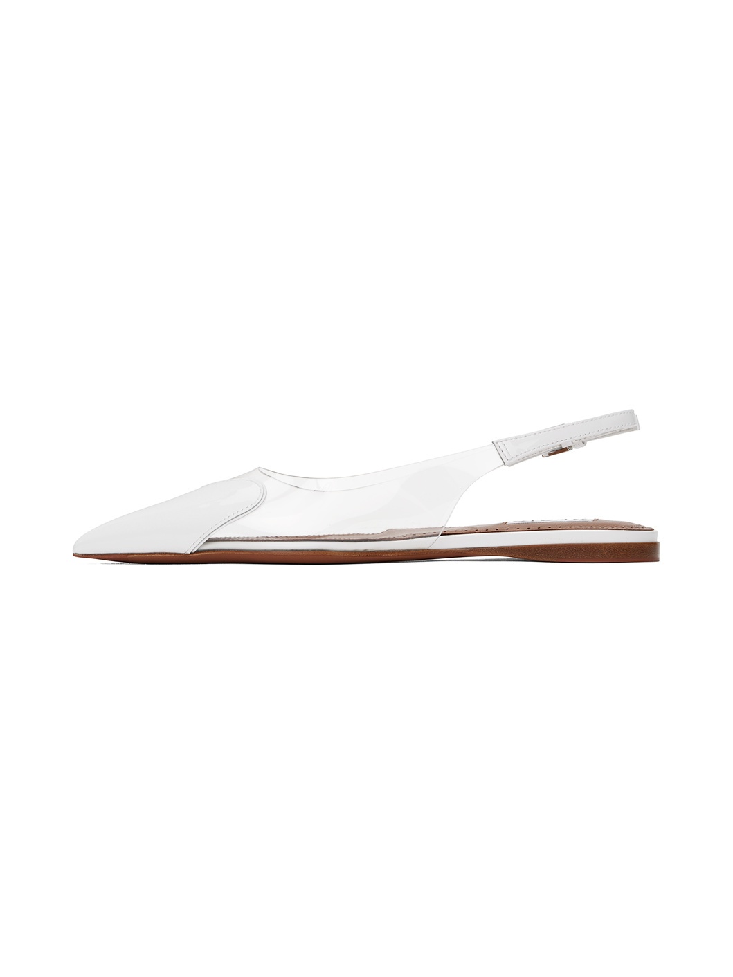 White 'Le Cœur' Ballerina Flats - 3