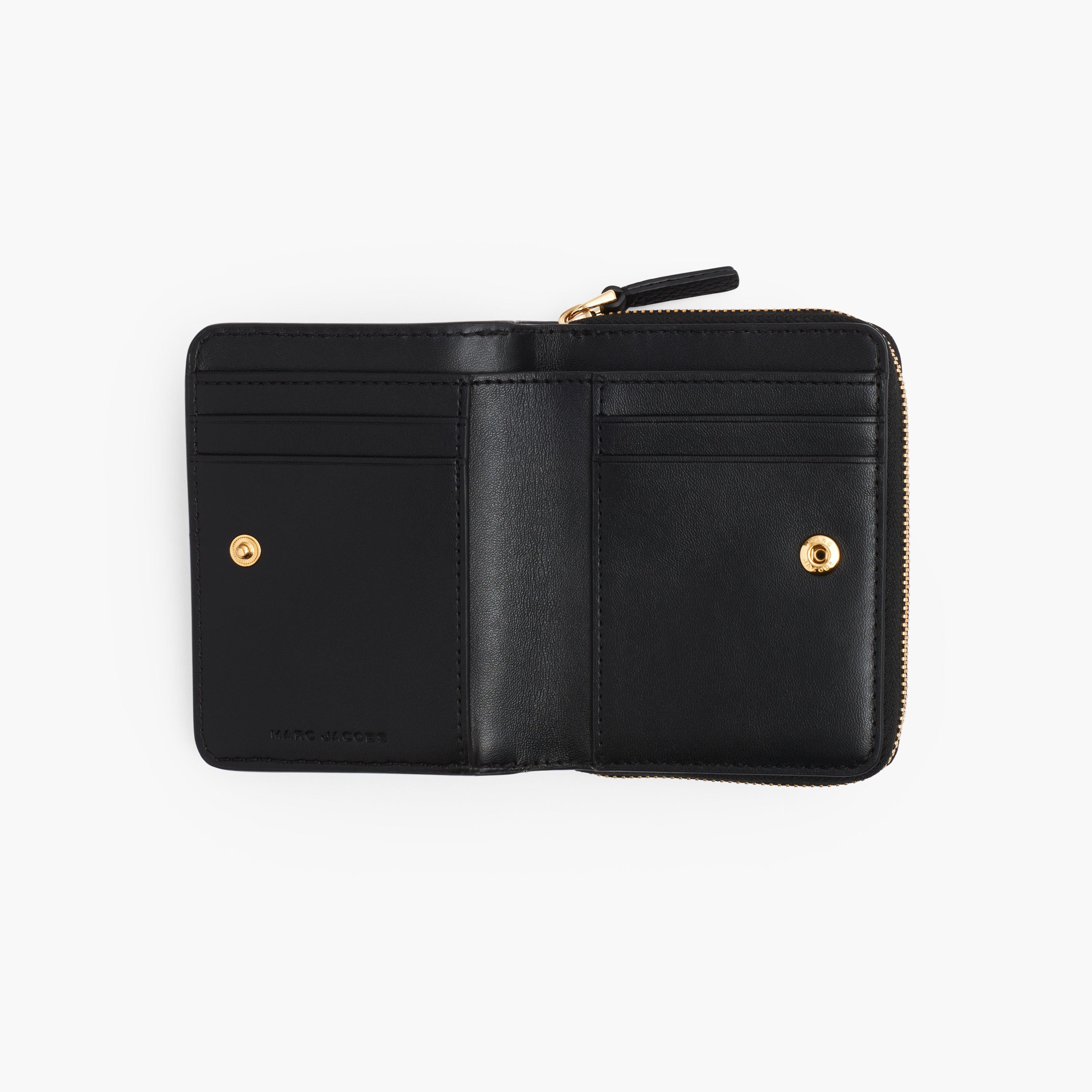 THE LEATHER MINI COMPACT WALLET - 2