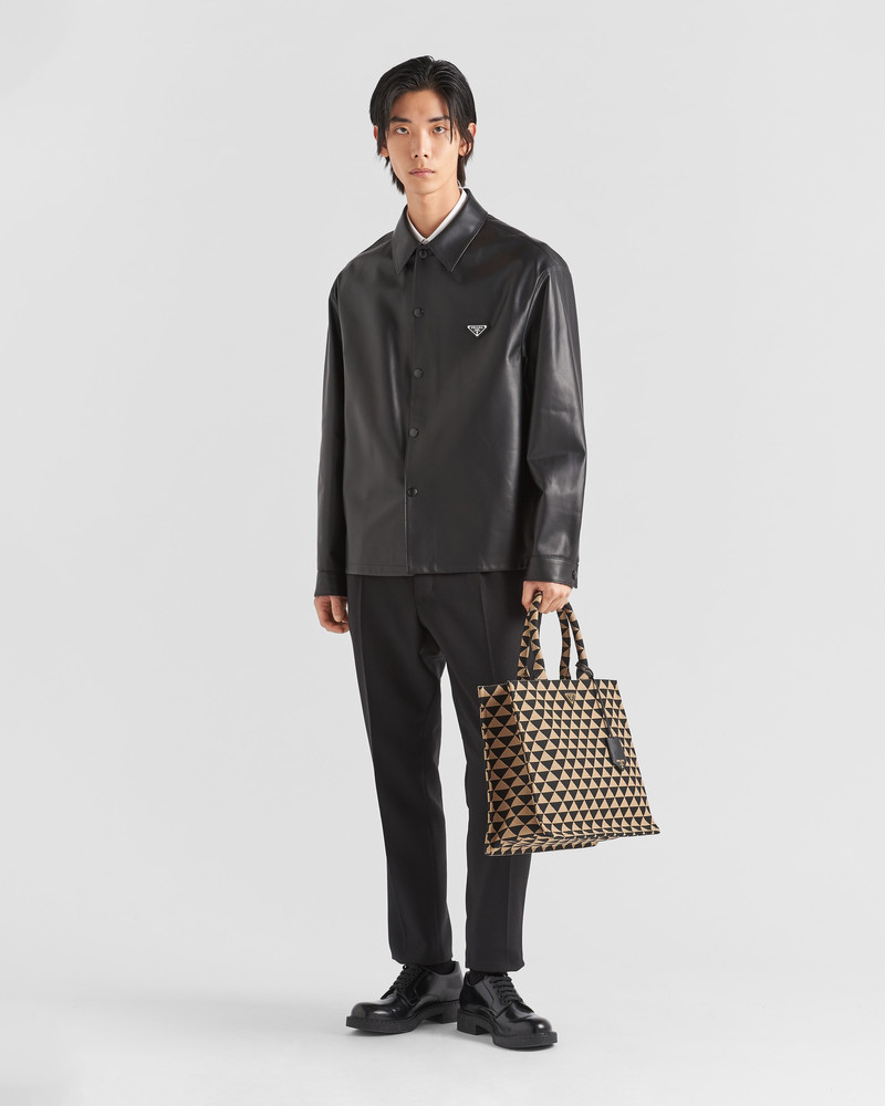 Prada Nappa leather shirt outlook