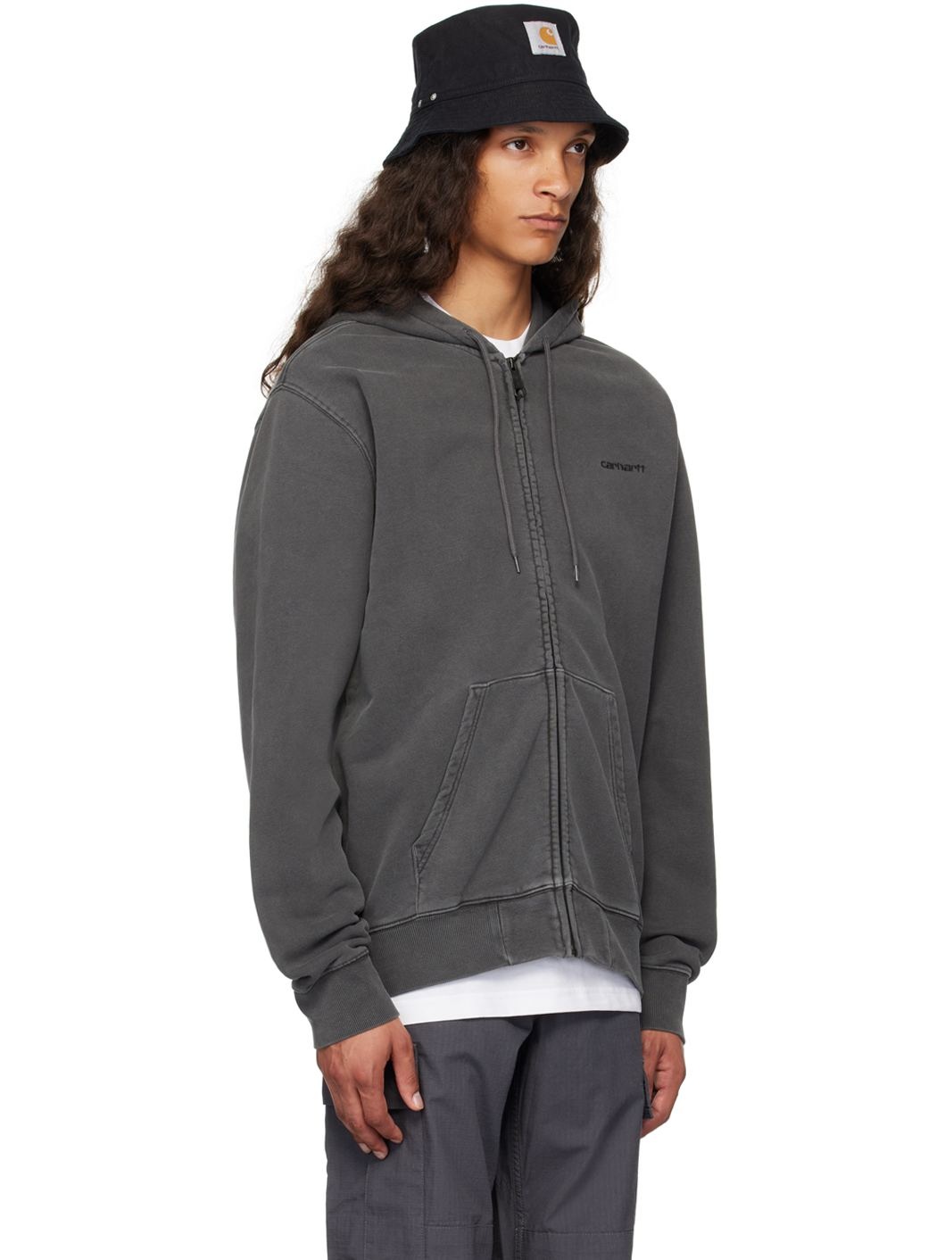 Black Duster Script Hoodie - 2