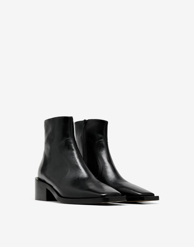 MM6 Maison Margiela Leather ankle boots outlook