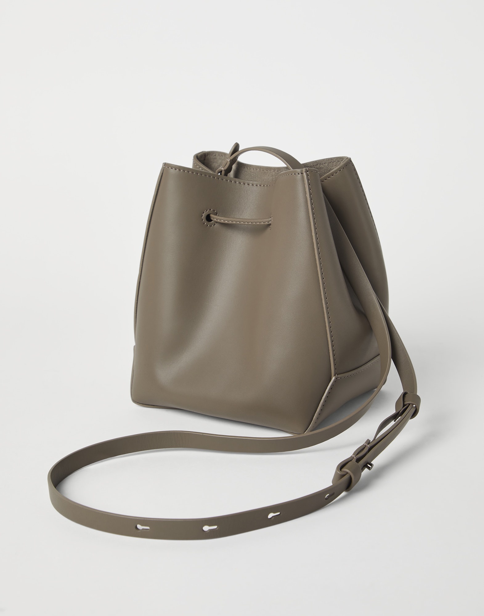 BC Duo small bucket bag in calfskin with monili - 2