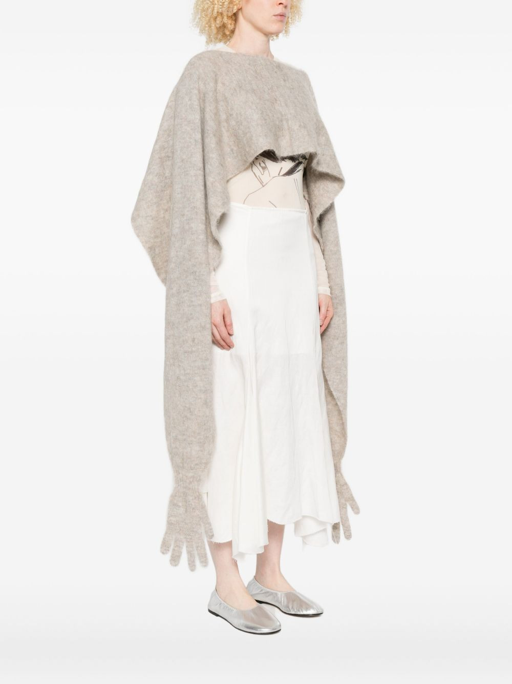 brushed-finish cape - 3