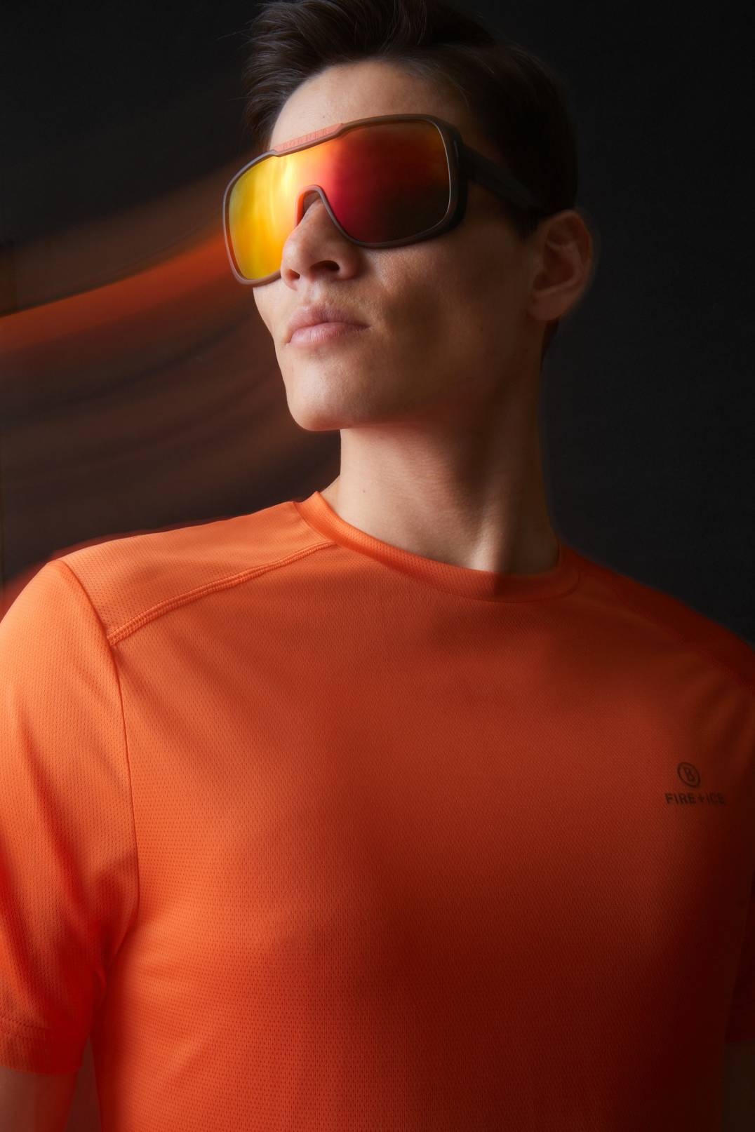 ASHTON FUNCTIONAL T-SHIRT IN ORANGE - 4