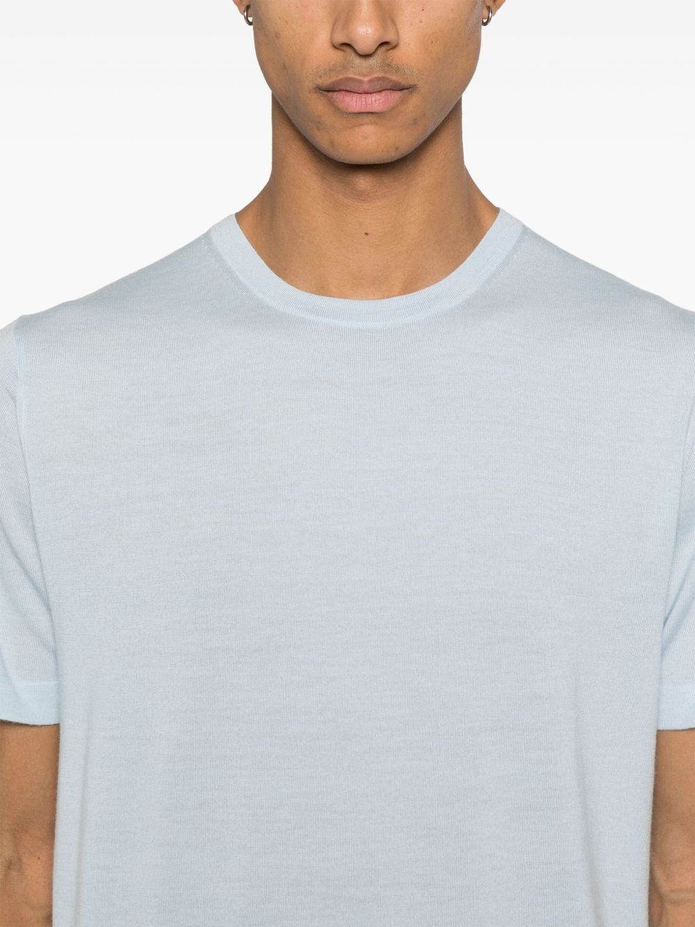 fine-knit T-shirt - 4