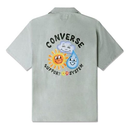 Converse Skate Woven Polo Shirt 'Alligator Friend' 10024751-A01 - 2